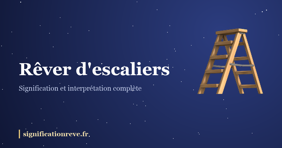 Rêver d'escaliers : illustration