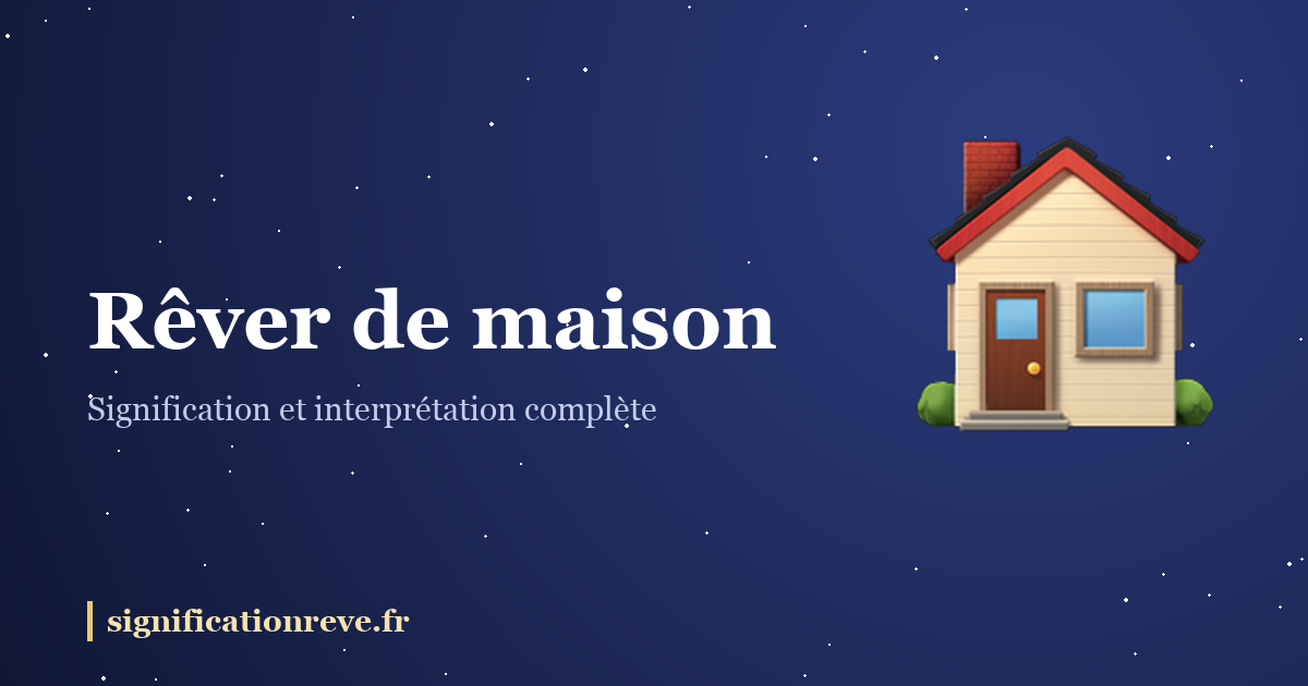 Rêver de maison : illustration